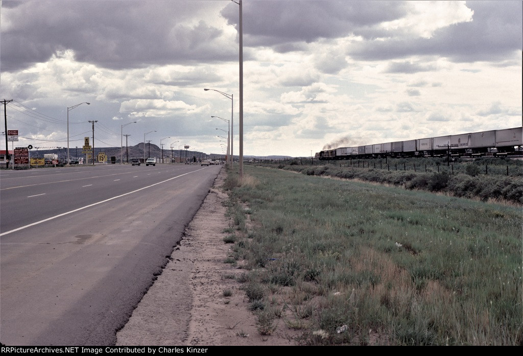 AT&SF Freight in Gallup, NM 1983